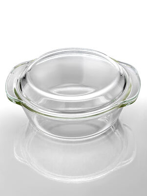 FUENTE DE HORNO GLASS CON TAPA 23 CM - Second Image