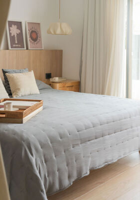 ACOLCHADO EMILY TWIN DARK GREY