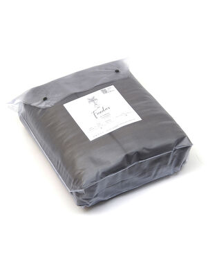 FUNDA EDREDON NATURE QUEEN 240X240 DARK GREY