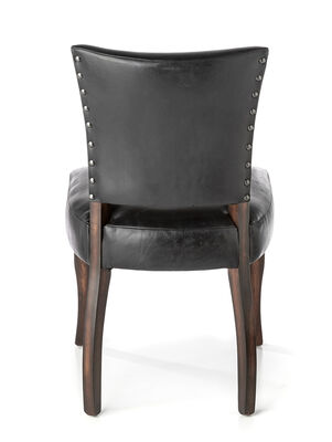 SILLA TORINO CUERO NEGRO - Second Image