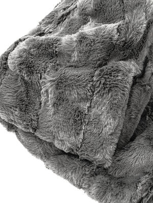 MANTA CAMBOYA GRIS OSCURO 140 X 180 - Second Image