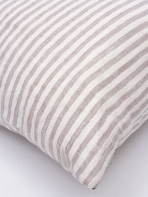 ALMOHADON DE LINO THESS GREY STRIPE 50X50 - Second Image