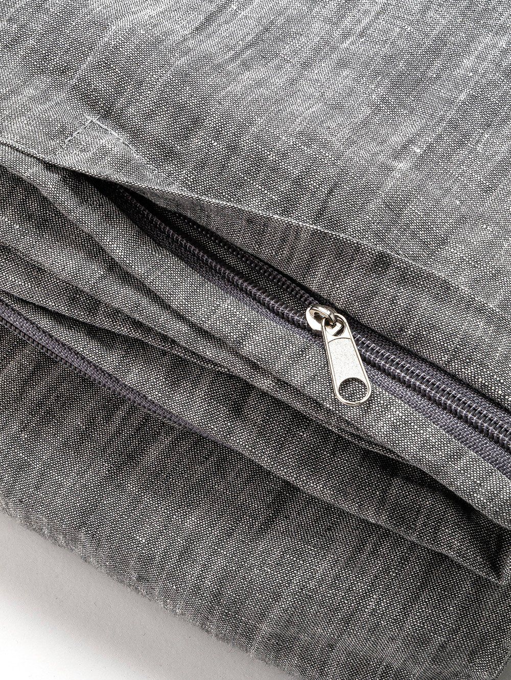 FUNDA DE LINO THESS GREY CHAMBRAY KING 260 X 240