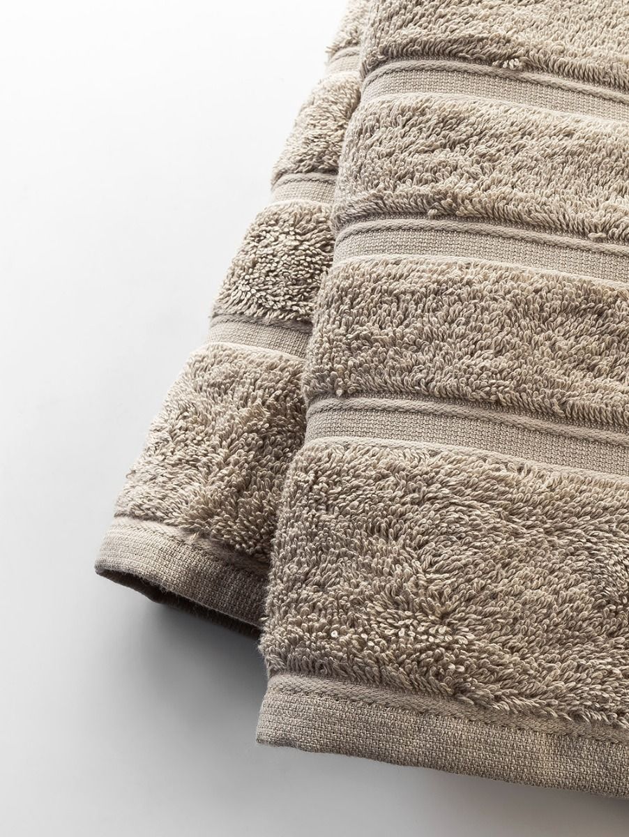 TOALLON COMBED TAUPE XL