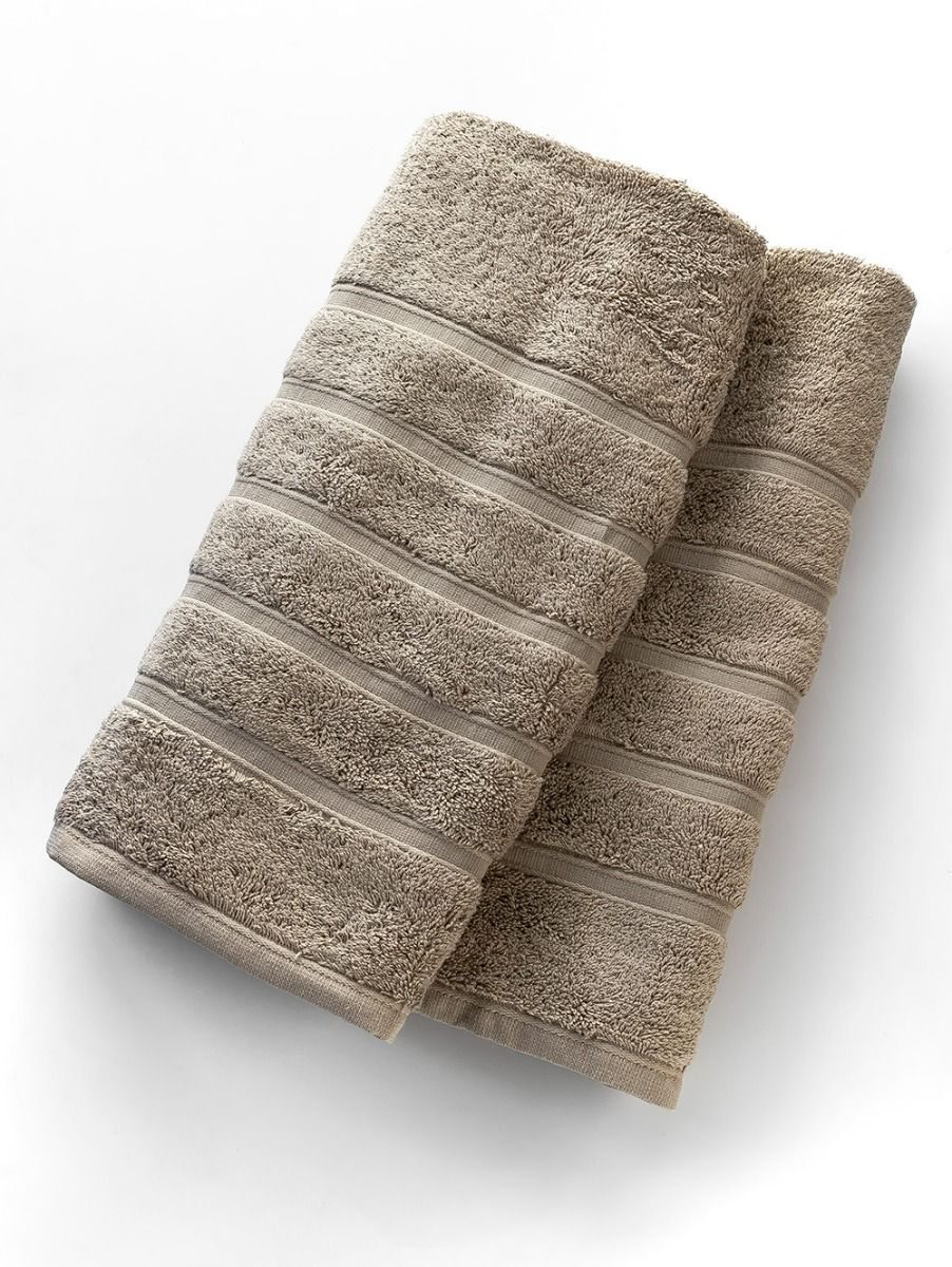 TOALLON COMBED TAUPE XL