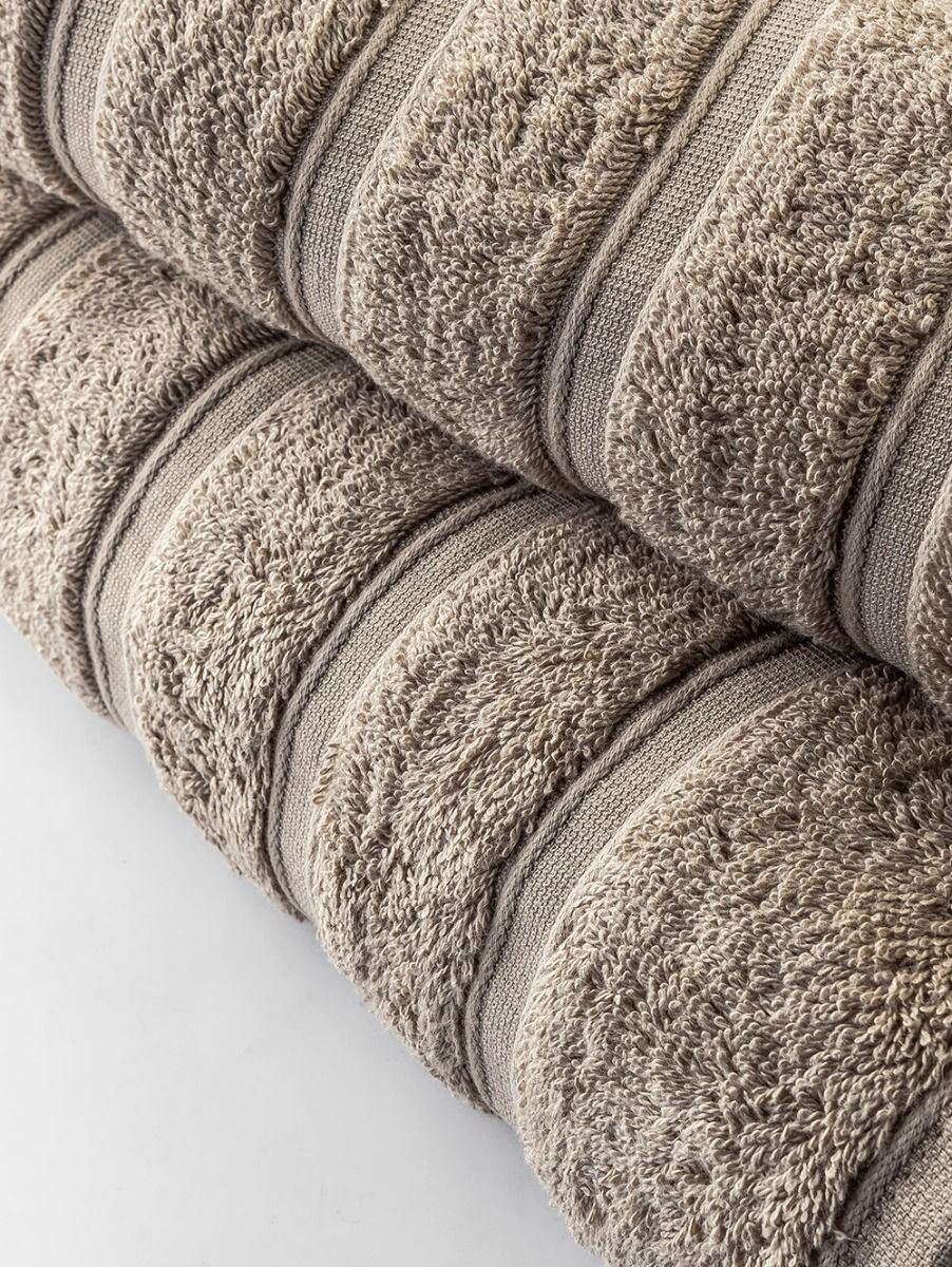 TOALLON COMBED TAUPE XL