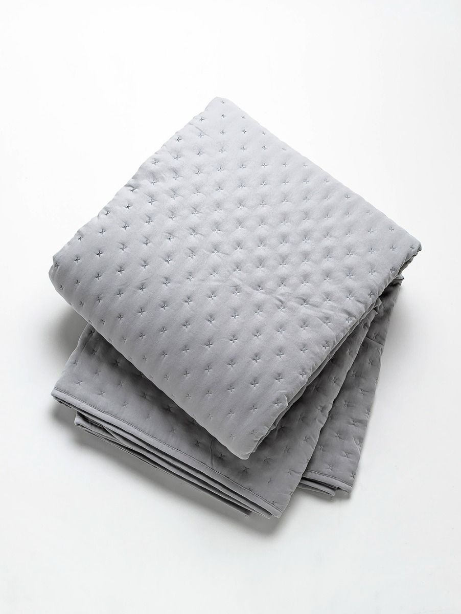CUBRECAMA REGINA SUPER KING GRIS CLARO