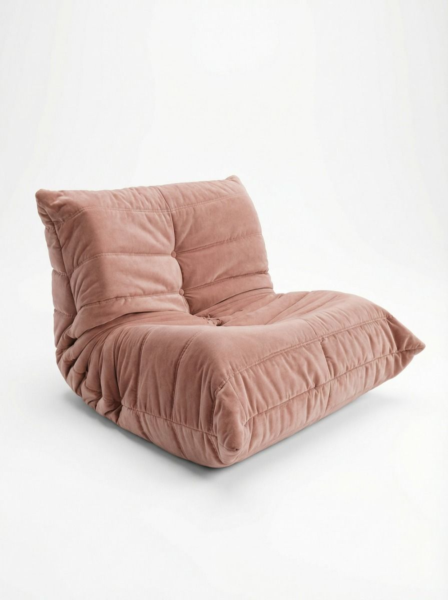 SILLON MINI TOGO VELVET ROSA