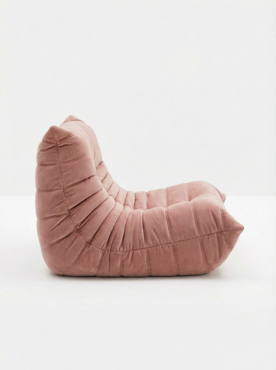 SILLON MINI TOGO VELVET ROSA
