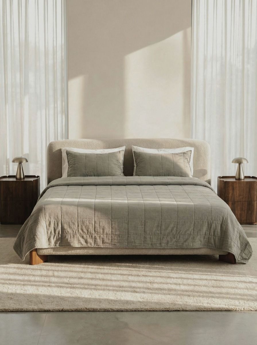 CUBRECAMA AMELIE QUEEN GRIS