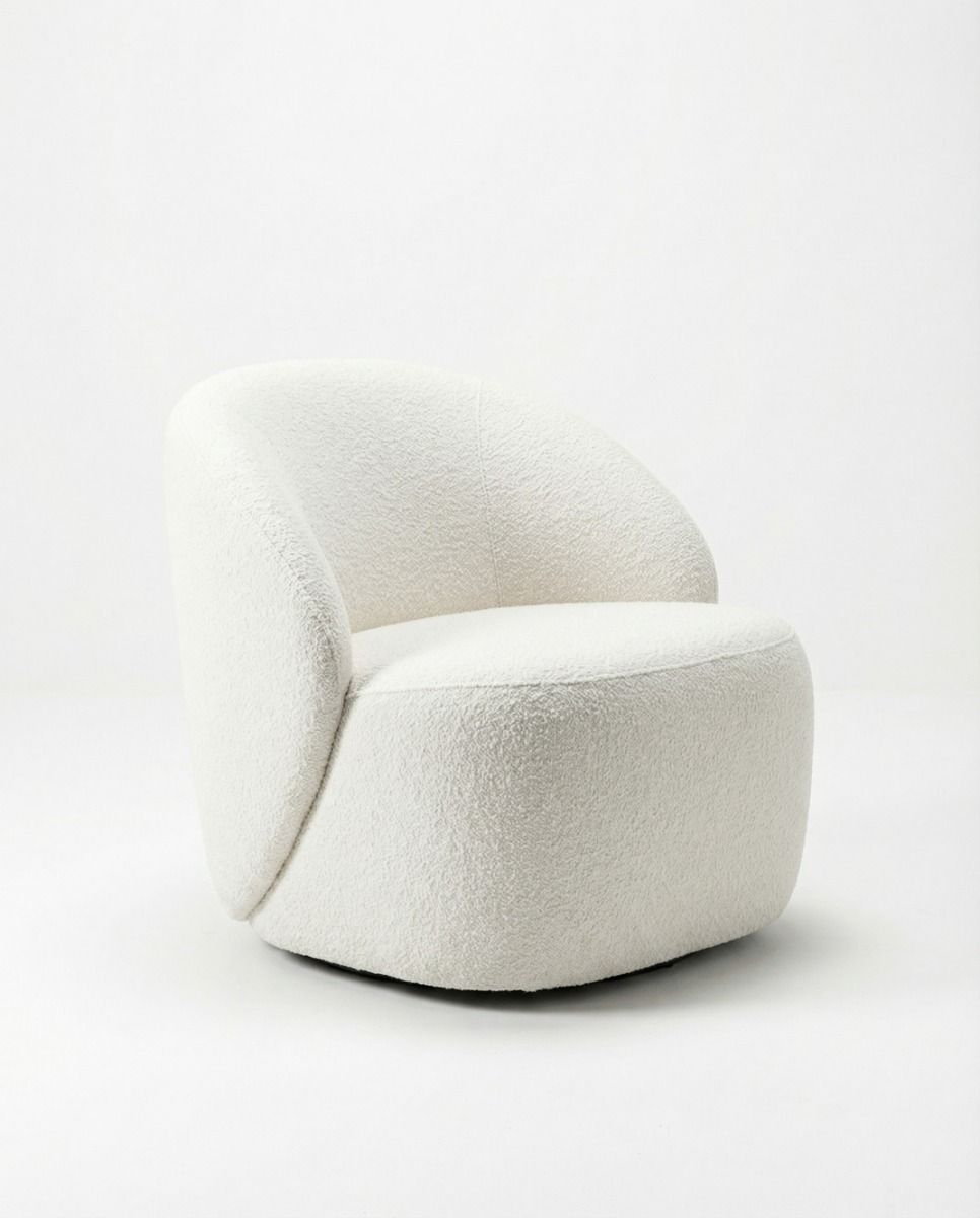SILLON KAYA WHITE BOUCLE