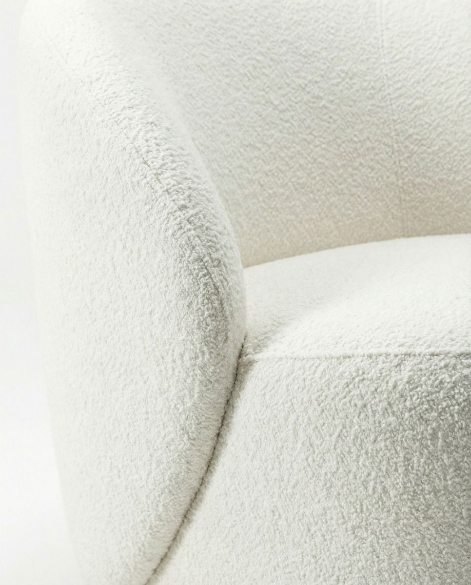 SILLON KAYA WHITE BOUCLE