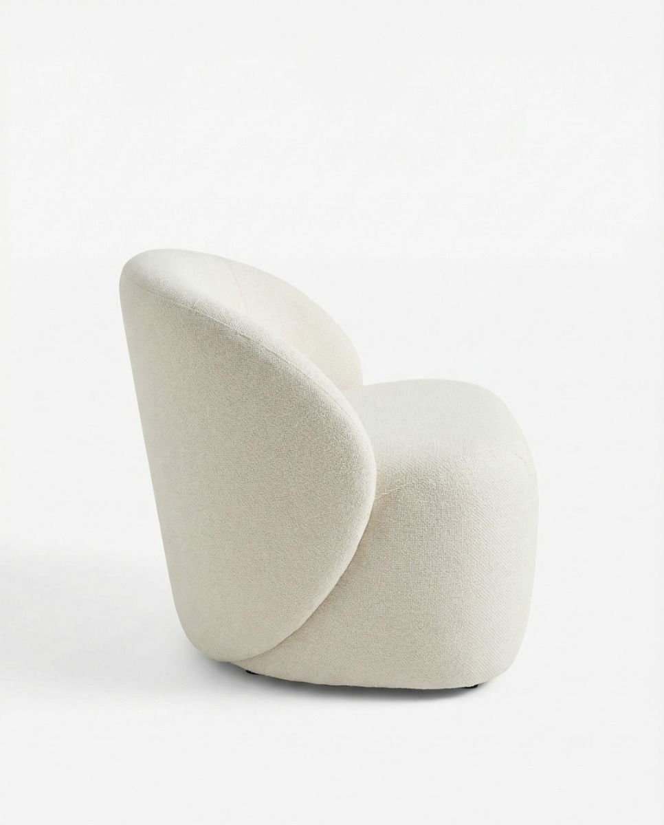 SILLON KAYA WHITE BOUCLE