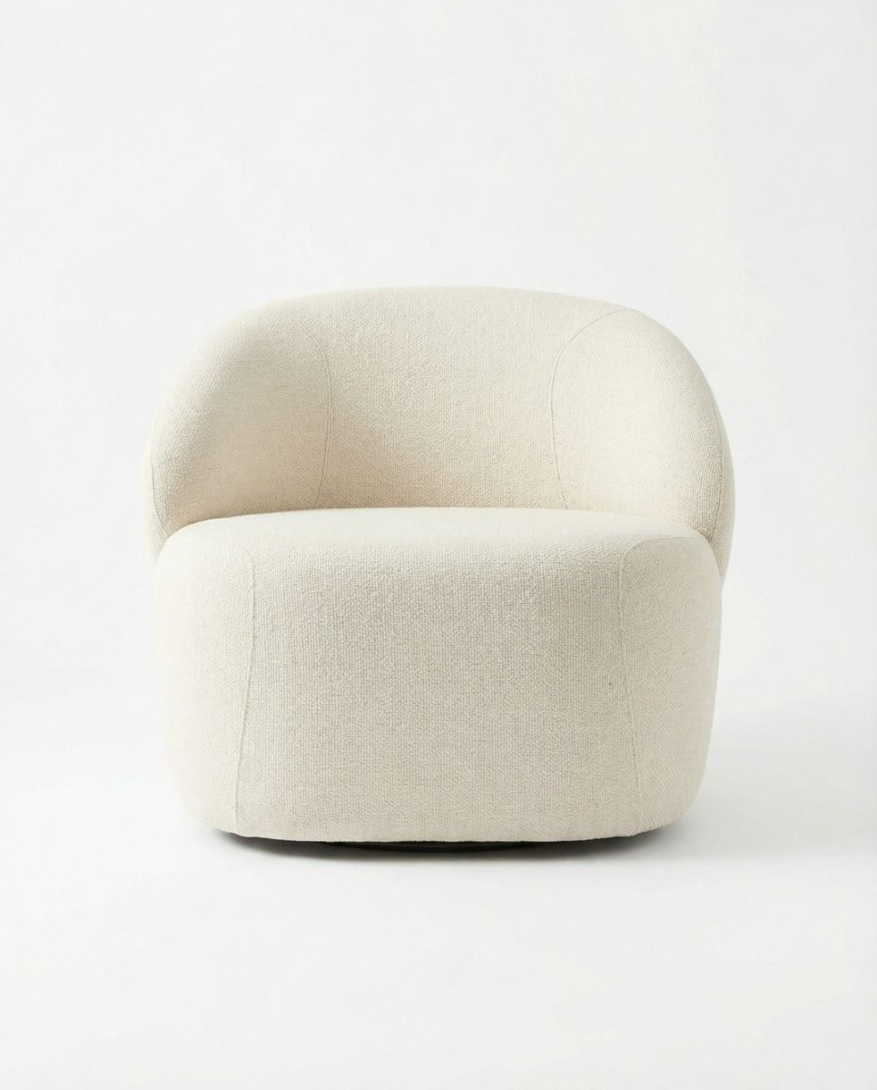 SILLON KAYA WHITE BOUCLE