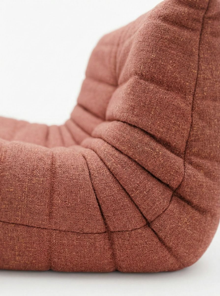 SILLON TOGO HEVRE TERRACOTTA