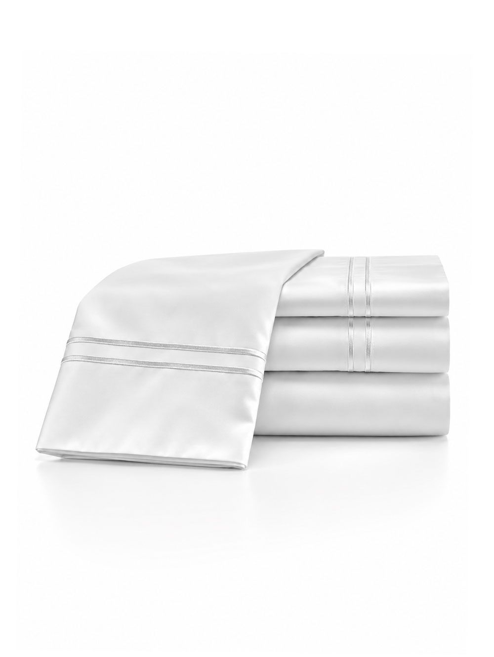 JUEGO DE SABANAS BRISA 400H SATEN FESTON WHITE QUEEN