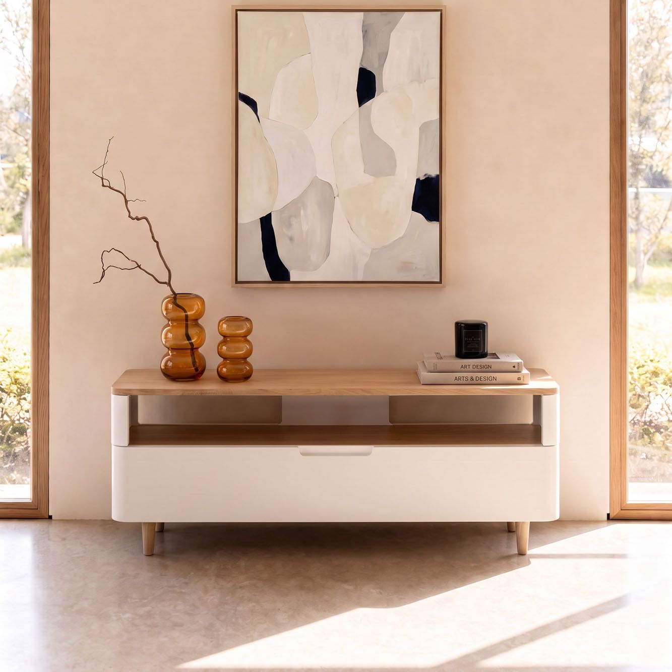 MUEBLE TV AMALFI BLANCO 120