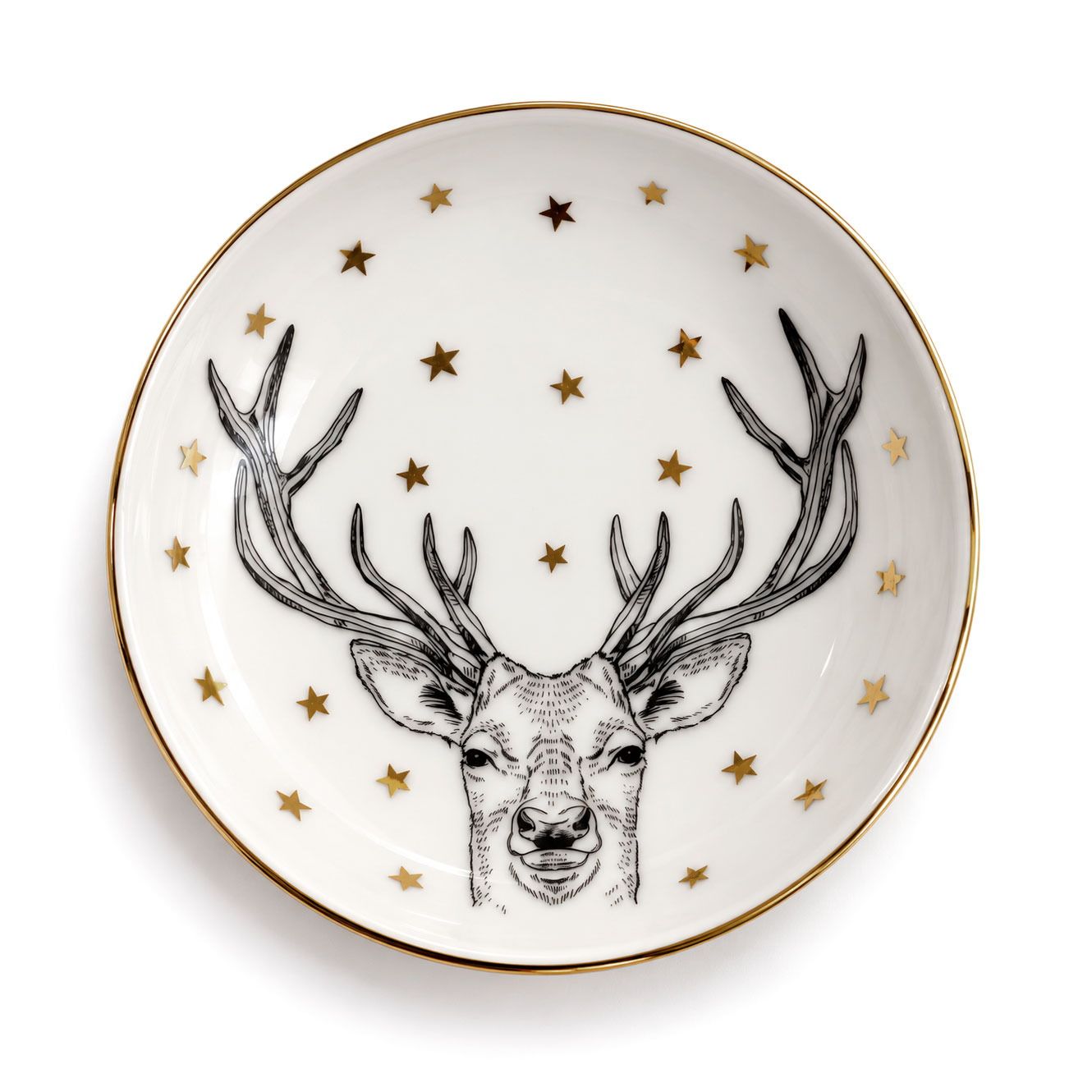 BOWL FOREST DEER 10CM