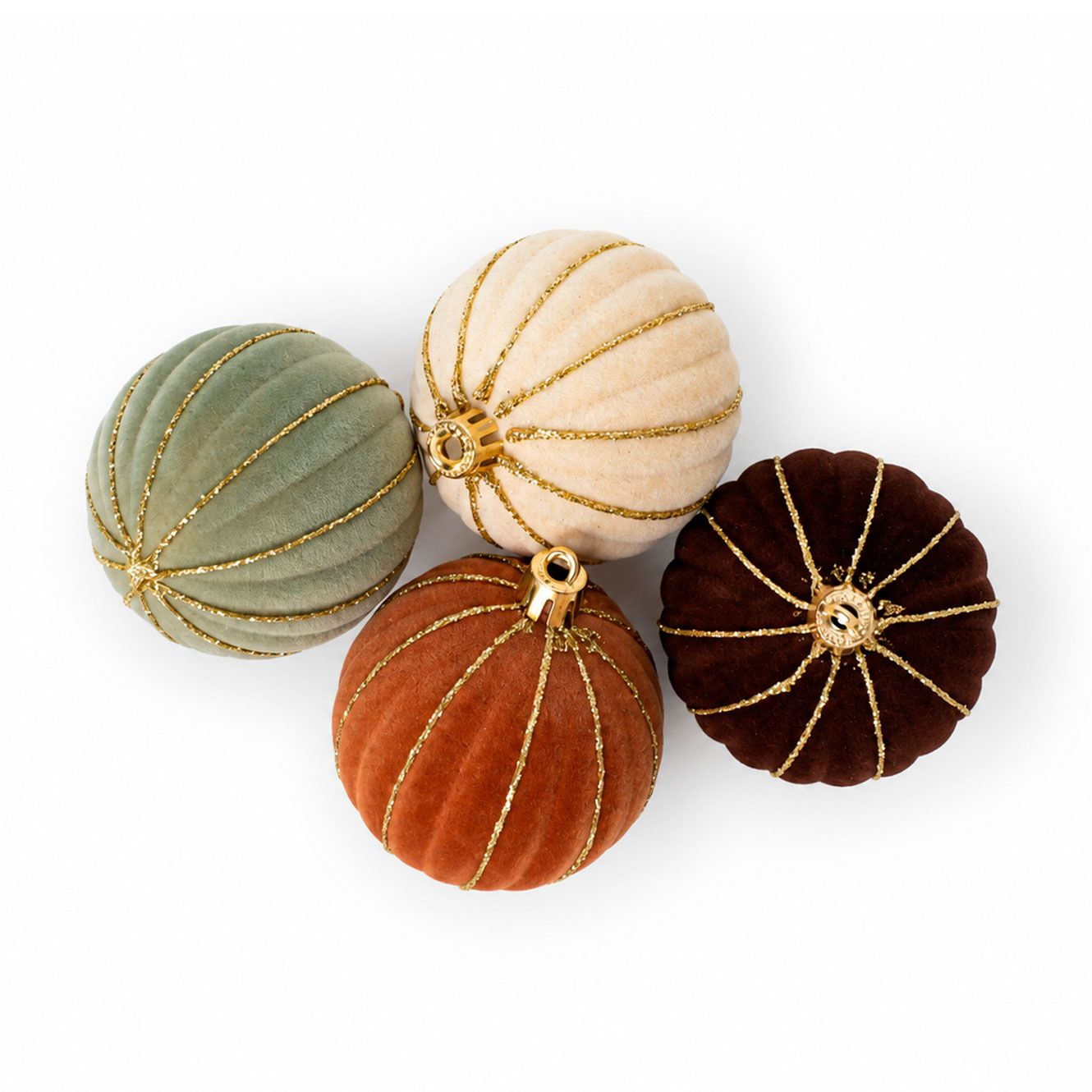 ADORNO HOLIDAY VELVET SET X 4