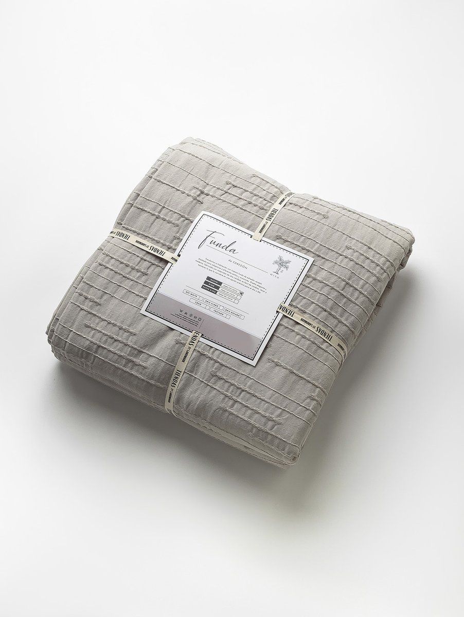 FUNDA EDREDON SAMI KING 260X240 NIEBLA