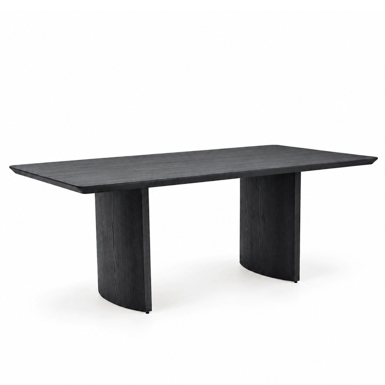 MESA DE COMEDOR TIVA NEGRA 190 X 100