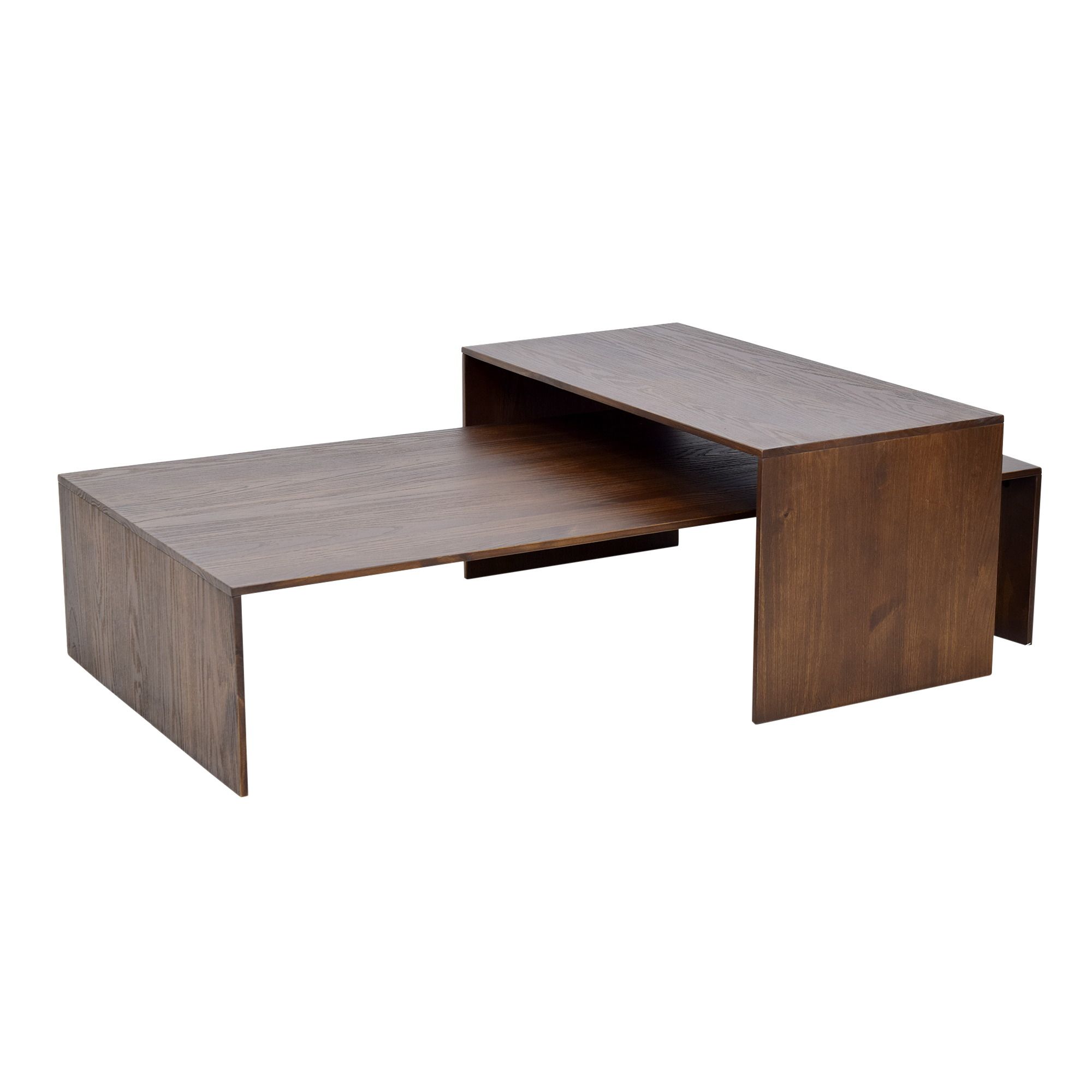 SET DE MESA BAJA VIKA NOGAL