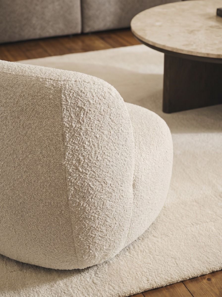 SILLON KAYA WHITE BOUCLE