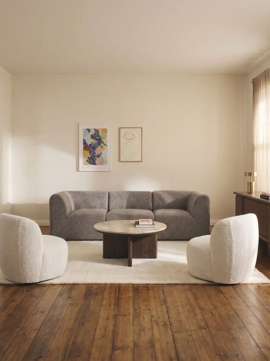 SILLON KAYA WHITE BOUCLE