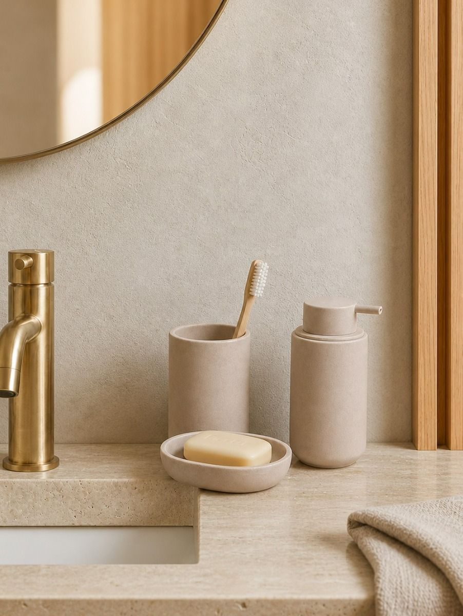 Cepillo Limpia Inodoro Gloria Beige