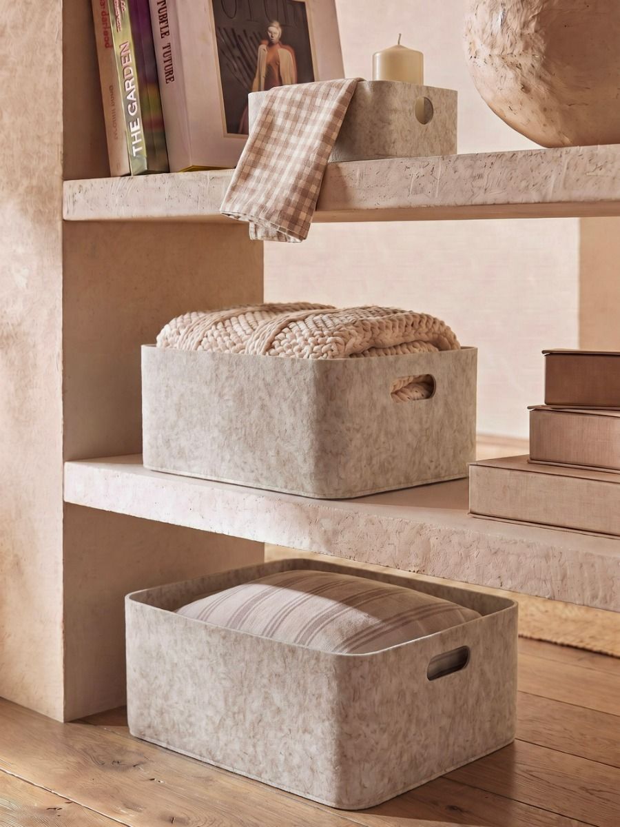 CESTO FIELTRO BEIGE M