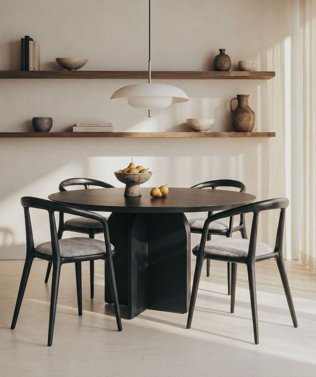 MESA COMEDOR PREGUI BLACK 120D