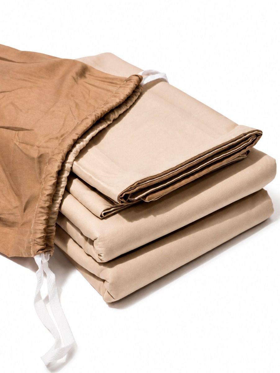 FUNDA NORDICA BICOLOR QUEEN BEIGE/BROWN