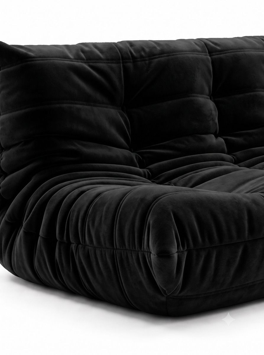 SOFA TOGO PRAGA CAT BLACK