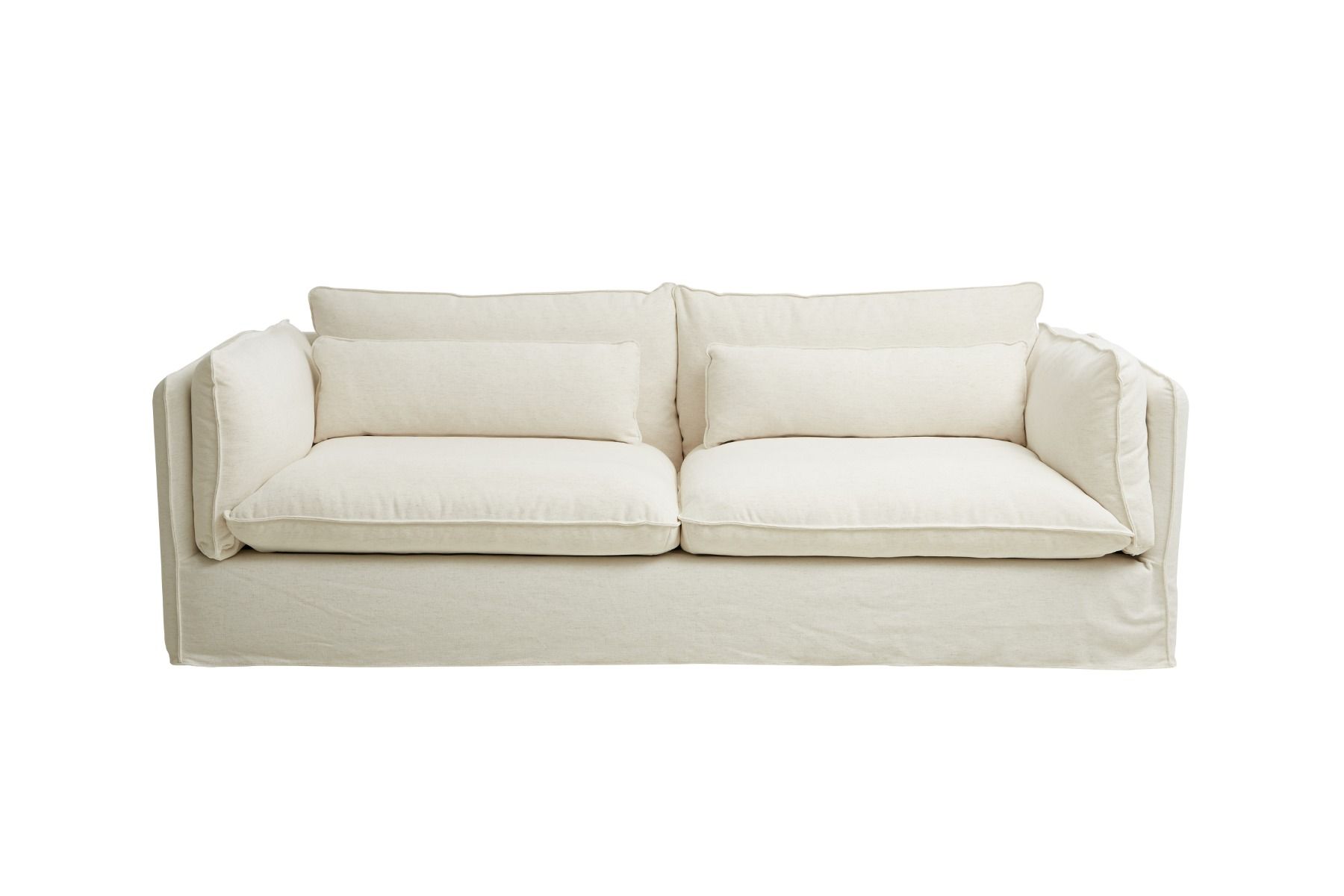 SOFA DE PLUMAS REST WHITE