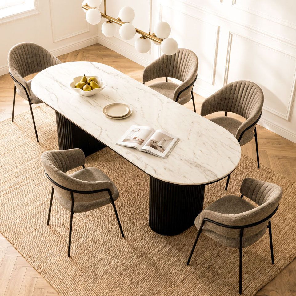 MESA DE COMEDOR BERET BLACK 200 X 90