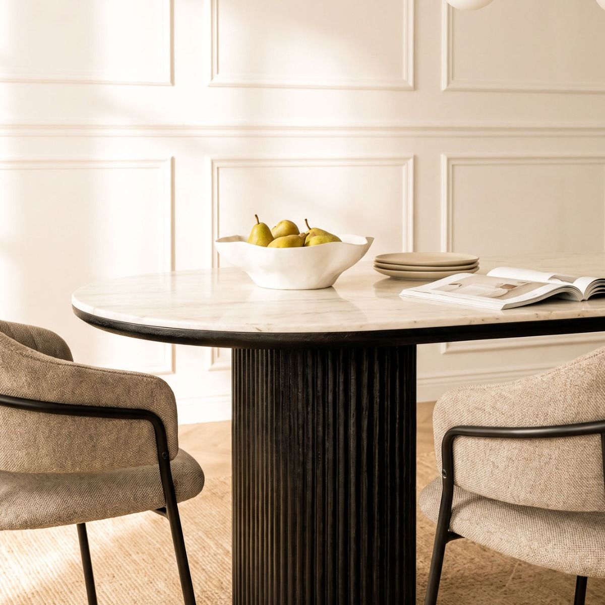 MESA DE COMEDOR BERET BLACK 200 X 90