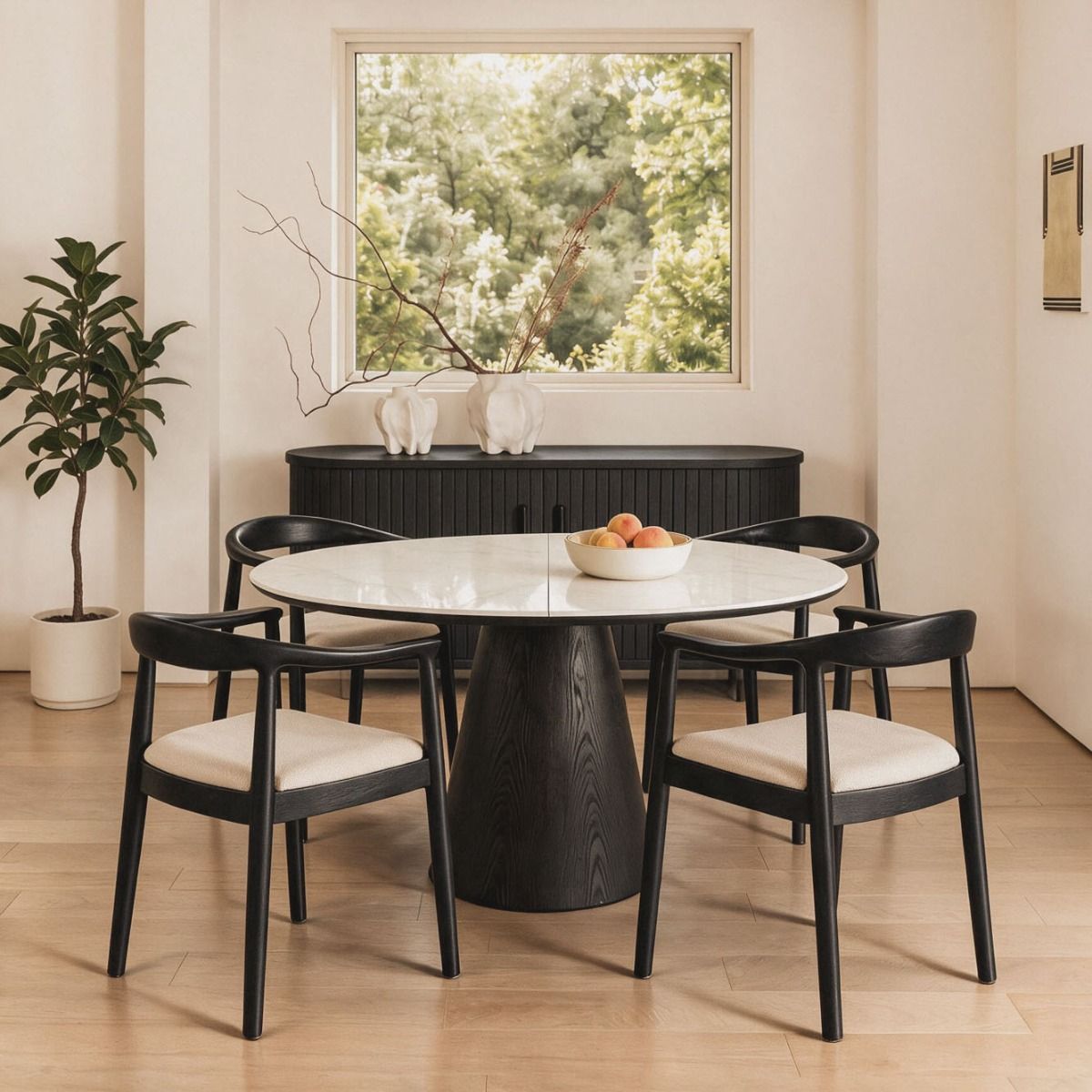 MESA DE COMEDOR BOE 120-160 X 120
