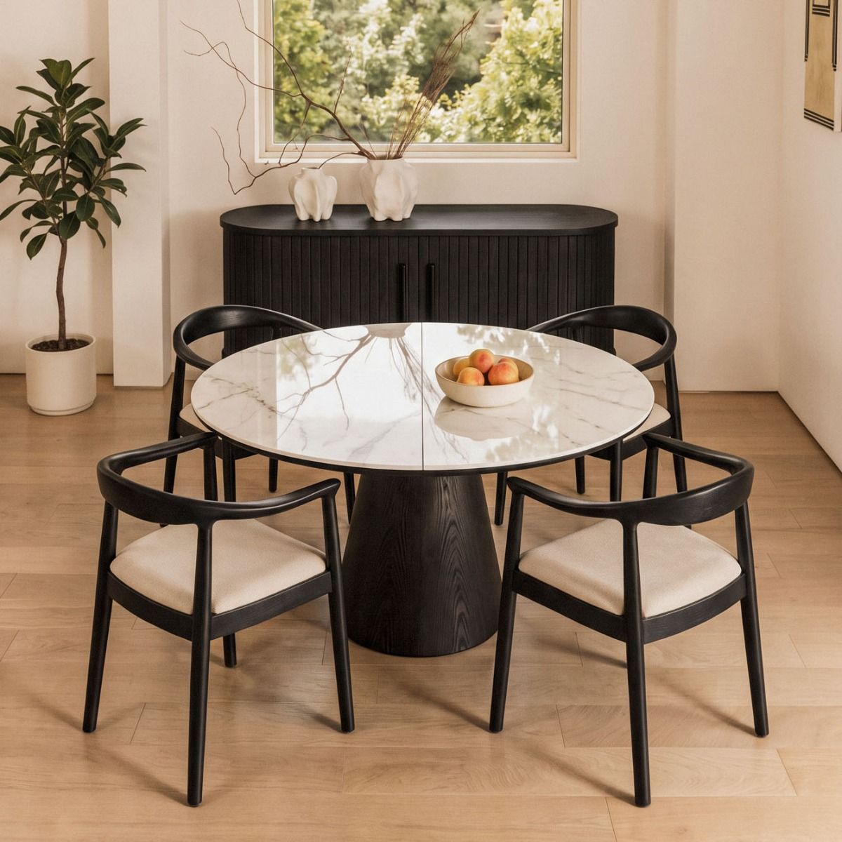 MESA DE COMEDOR BOE 120-160 X 120