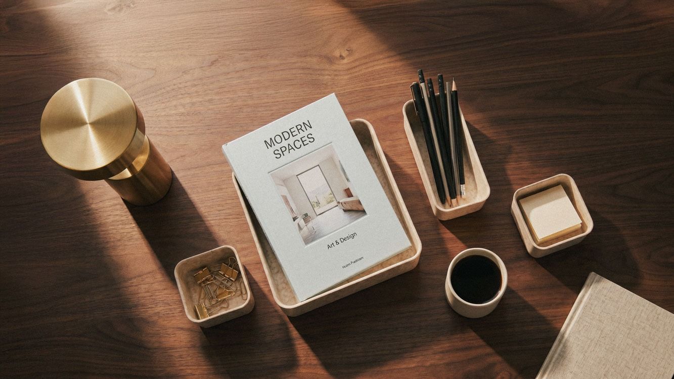 ORGANIZADOR FIELTRO BEIGE SET X4 ALTO