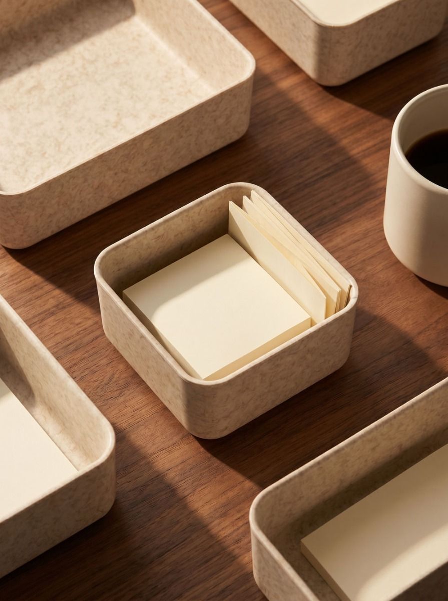 ORGANIZADOR FIELTRO BEIGE SET X4 ALTO