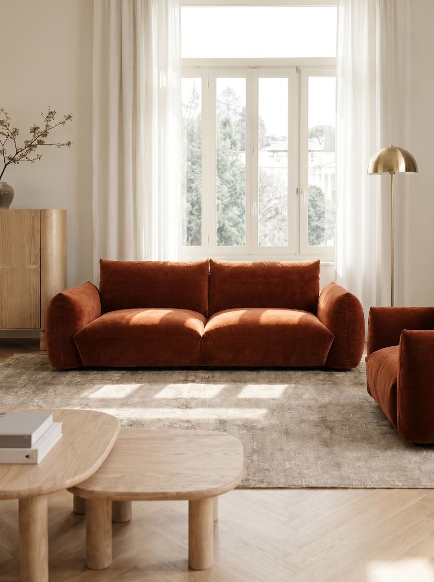SOFA MILANO PRAGA CAT COPPER 215
