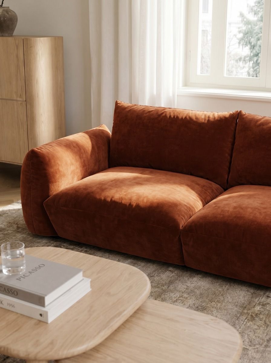 SOFA MILANO PRAGA CAT COPPER 215