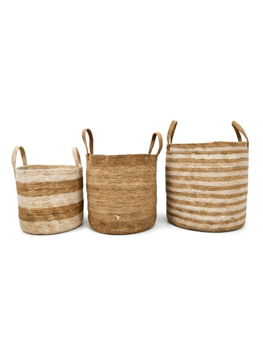 CANASTO JANNA NATURAL & WHITE S