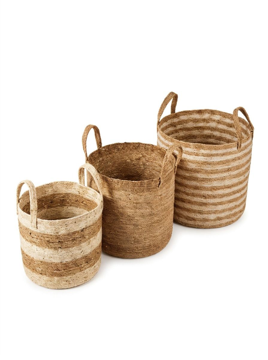 CANASTO JANNA NATURAL & WHITE S