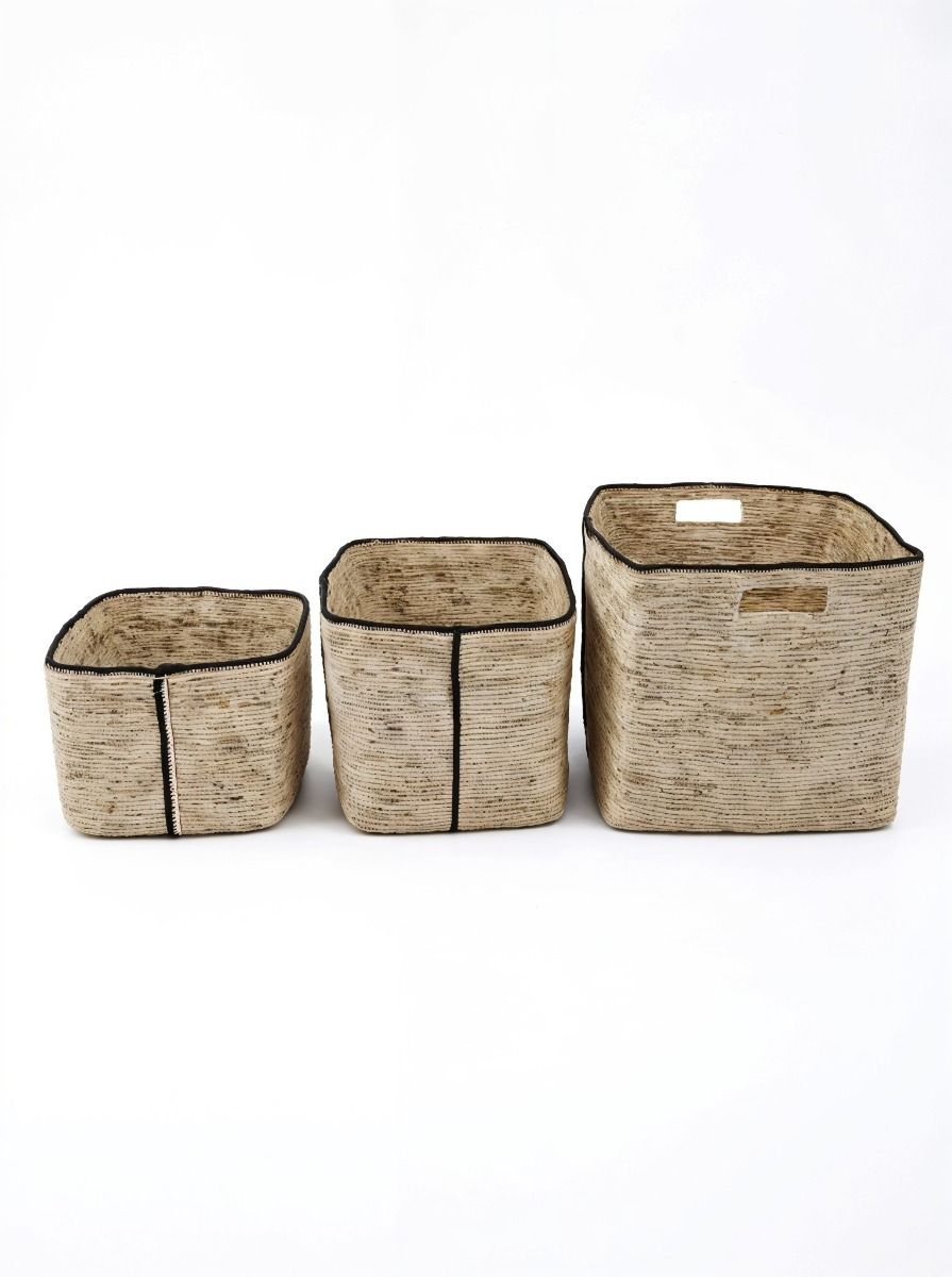 CANASTO ASHA BLACK & NATURAL M