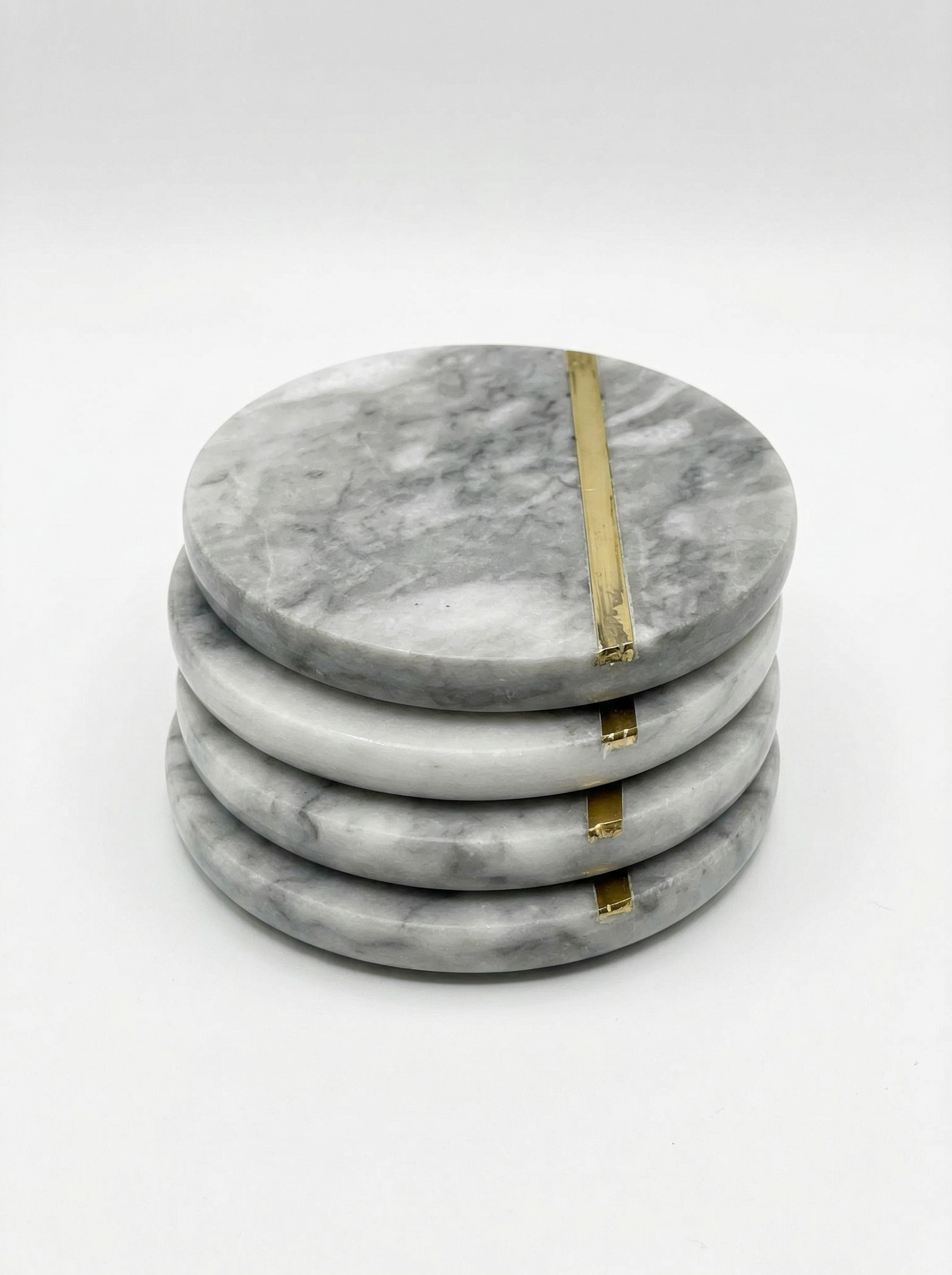 POSAVASOS MAGDA MARBLE WHITE SET X 4 image number null