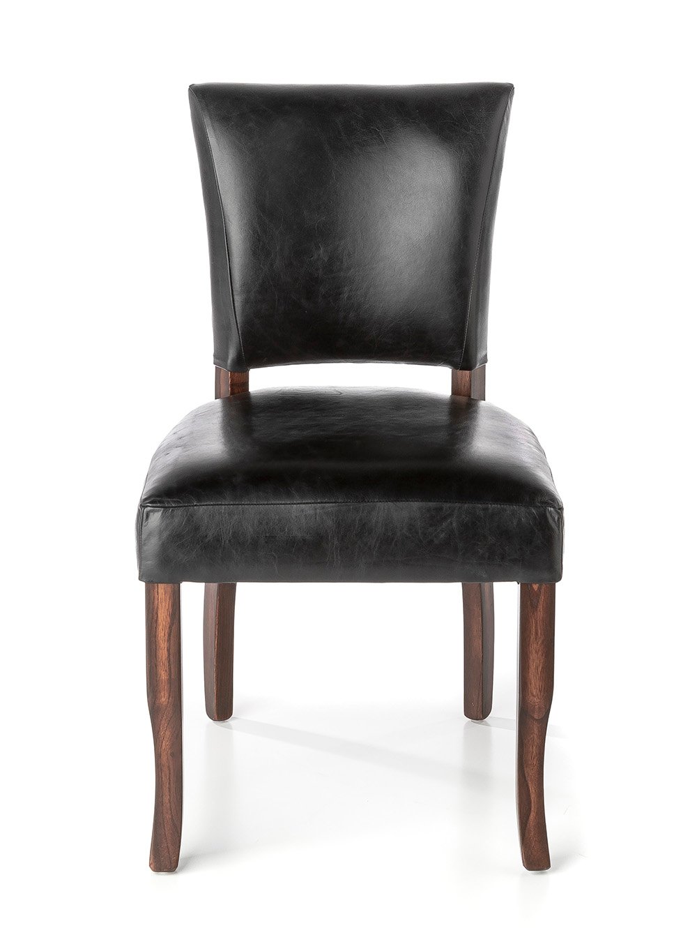 Silla de comedor de cuero negra-TORINO NEGRAS SIN MATELASE-Landmark-05.jpg image number null