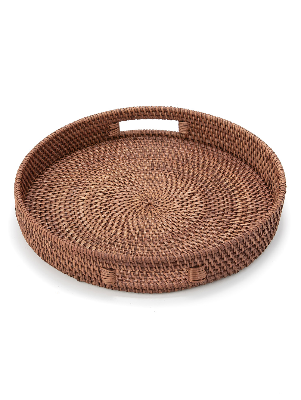 BANDEJA RATTAN WEPEN BROWN D35 image number null