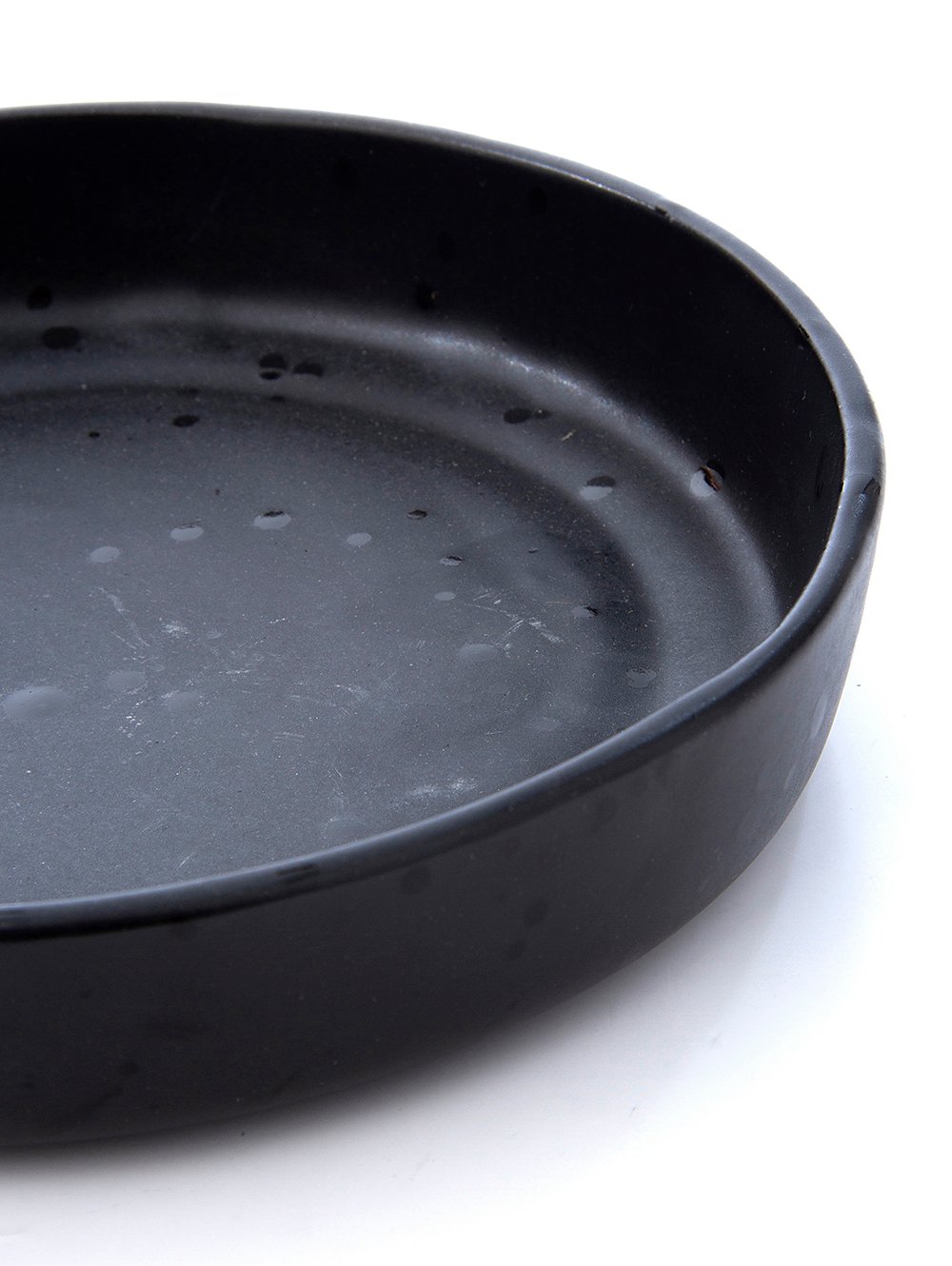 Plato hondo negro salpicado-PLATO HONDO VARSOVIA NEGRO MATE SALP BRILLANTE-Tiendas Landmark-1.jpg image number null