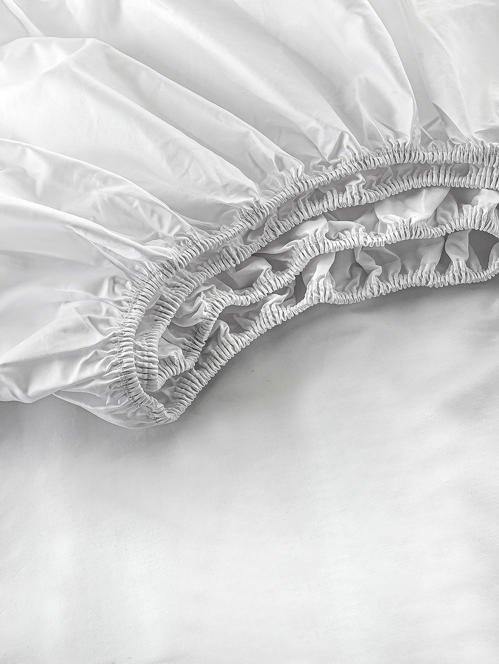 S&Aacute;BANA BAJERA AJUSTABLE SAT&Eacute;N 300 HILOS ALGOD&Oacute;N BLANCO. SUPER KING image number null